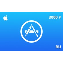 App Store Gift Card 3000 rub RU-region