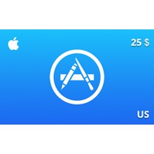 App Store Gift Card 25 USD US-region