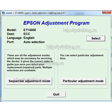 Adjustment program Epson ECOTANK ET-14000 waste ink res