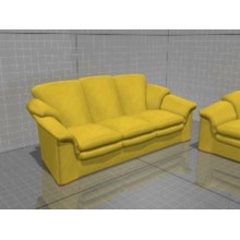 3D models of furniture, sofa and chair Contempo