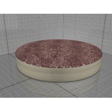 3D model of a round bed Kalinka