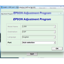 Adjustment program Epson L200 (ESP)