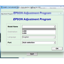 Adjustment program Epson L550 L555 (ESP)