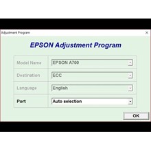 Adjustment Program Epson A700