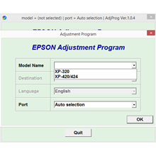 Сброс памперса Epson XP320, XP420, XP424