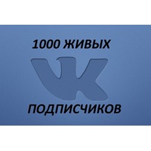 1000 subscribers VK + likes
