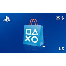 PlayStation Network Gift Card 25 USD US-region