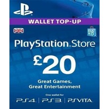 PlayStation Network Card (PSN) £20 (UK)