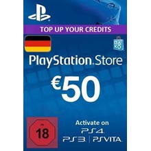 Playstation Network Card (PSN) 50 EUR (German)