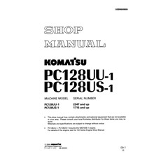 Komatsu PC228US-2, USLC-1, 2 Shop Manual