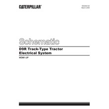 Caterpillar D9T Schematic Electrical System