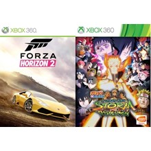 FORZA HORIZON 2 , NARUTO STORM Xbox 360