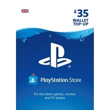 💣 PlayStation Network Wallet Top Up £35 UK PSN - %