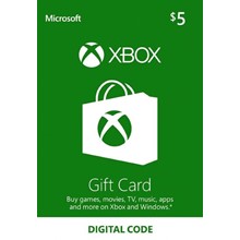 Xbox Gift Card 5$ USA - без комиссии