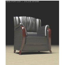 Stylish leather sofa 3d model