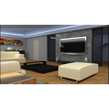 Living room interior, 3d model