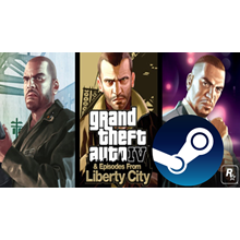 ⭐ GTA 4 Grand Theft Auto IV Complete STEAM(Region free)