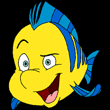 flounder.gif - дельфин, друг русалки Ариэль