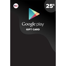 ⭐️🎁GOOGLE PLAY GIFT CARD $ 25 (USA) | Discount🎁⭐️
