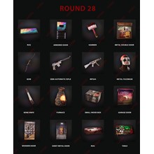 RUST SKINS✦TWITCH DROP✦Round 19+20✦CHARITABLES✦14 ITEMS