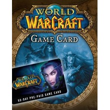 WORLD OF WARCRAFT 60 DAYS  TIME CARD (US)+CLASSIC
