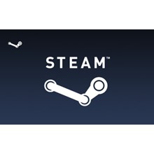 Online replenishment of the Steam Wallet 10-500 USD