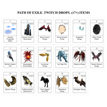 🔥 Path of Exile ✦TWITCH DROPS✦ WINGS / SKINS / ITEMS