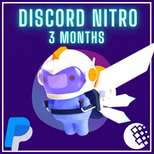 🚀 DISCORD NITRO 3 MONTHS + 2 BOOSTS - ✔️ PayPal