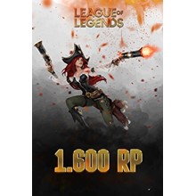 Riot Games League Of Legends 1600 Rp Turkey Code