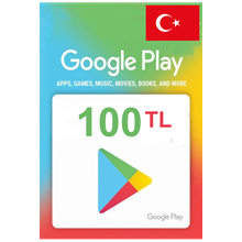 Google Play 100 TL Turkey Gift Card