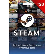 Steam Wallet Gift Card 20 TL - Turkey