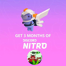 🐺Discord Nitro 3 Months + 2 BOOST🐺+extra service card