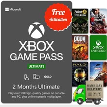 Xbox Game Pass Ultimate 2 Month + EA (New Account Only)