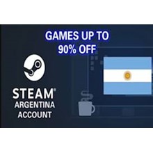 Turkey/Argentina Region  Steam Account on your email