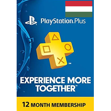 PlayStation Plus for 12 months | PS Plus 1 year (HU)