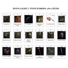 🔥 Dying Light 2 ✦ TWITCH DROPS ✦ 12 SKINS / ITEMS