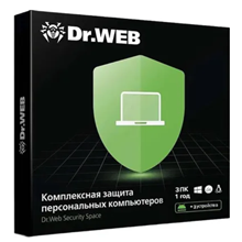 Dr.WEB Security Space 1 ПК 2 года + мобильный антивирус