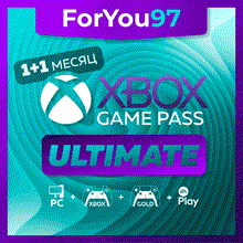 Xbox Game Pass ULTIMATE 1+1 Месяц +EA Play. 12 % КЕШБЕК