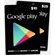 Google Play Gift Card (USA Only) 10 - 100