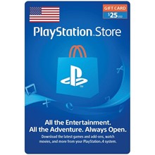 PlayStation Network (PSN) card - 25$ USD (USA dollars)