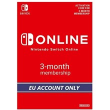Nintendo Switch Online - 3 Month Subscription EURO