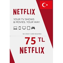 Netflix Gift Card 75TL - For Turkey Accounts