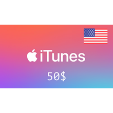 iTunes 🔥 Gift Card - 50$ 🇺🇸(USA)