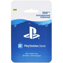 500 UAH for PS Store Ukraine