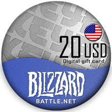 🔰 Blizzard Gift Card 💠 20 USD (USA Region)