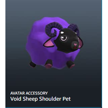 ✔️Code Roblox Void Sheep Shoulder Pet #6