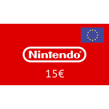 ✅Nintendo🔥Gift Card -    15 € 🇪🇺 (EU)