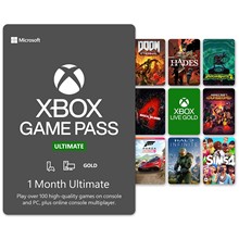XBOX Game Pass Ultimate 1 Month Renewal Key + Card