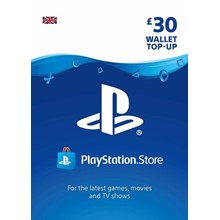 Playstation Network PSN £30 (UK) - без комиссии