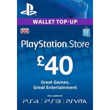 Playstation Network PSN £40 (UK)